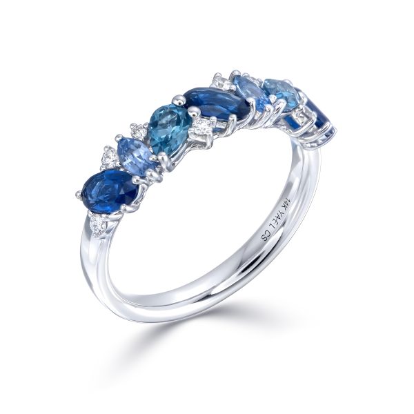 Sapphire & Topaz Gradient Ring - Image 3