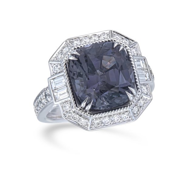 Purple Spinel Cocktail Ring - Image 3