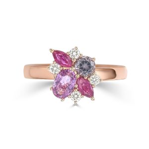 Pink Sapphire & Ruby Pendant