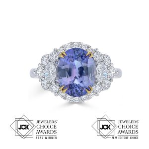 No-Heat Purple Sapphire Ring