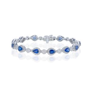 Sapphire and Diamond Bracelet