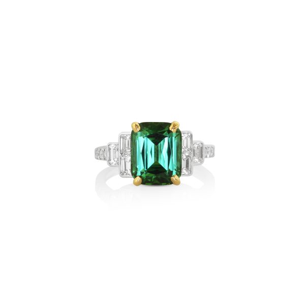 Green Tourmaline Ring