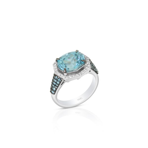 Blue Zircon Ring - Image 2
