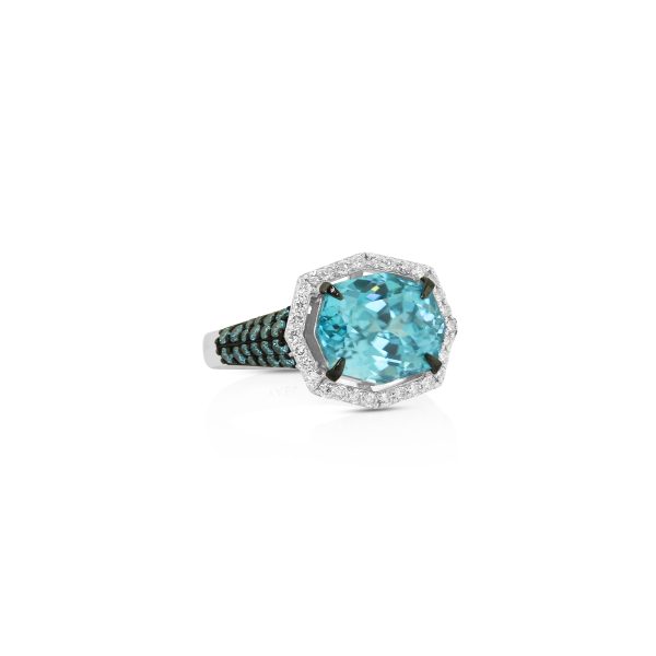 Blue Zircon Ring - Image 3