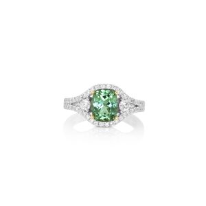 Green Tourmaline Ring