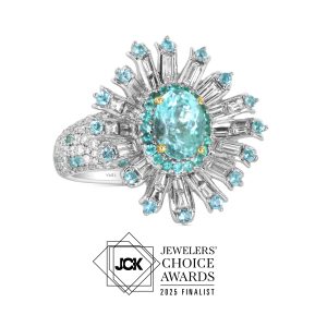 Starburst Oval Paraiba Ring