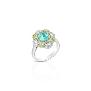Emerald-Cut Paraiba Ring