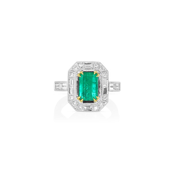Emerald and Diamond Ring - Image 3