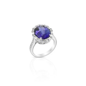 Tanzanite & Diamond Gala Ring