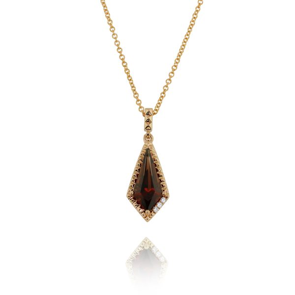 Kite Red Garnet Pendant - Image 3