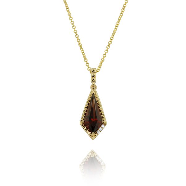 Kite Red Garnet Pendant