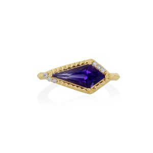 Kite Amethyst Ring