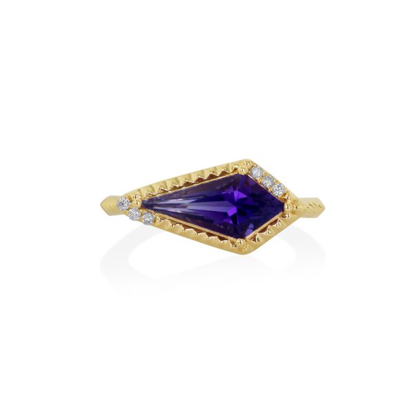 Kite Amethyst Ring