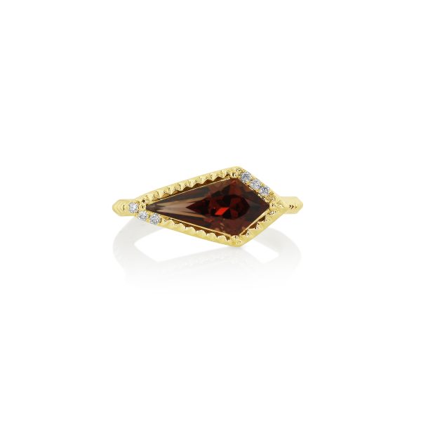 Kite Red Garnet Ring