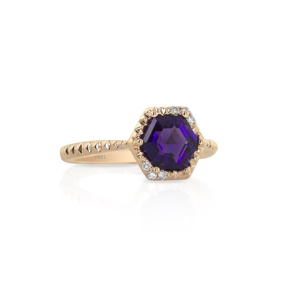 Hexagon Amethyst Ring - Image 2